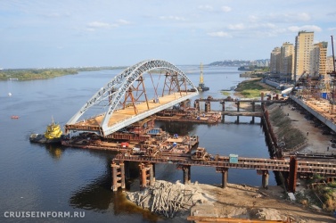 Новый мост через Волгу в Нижнем Новгороде